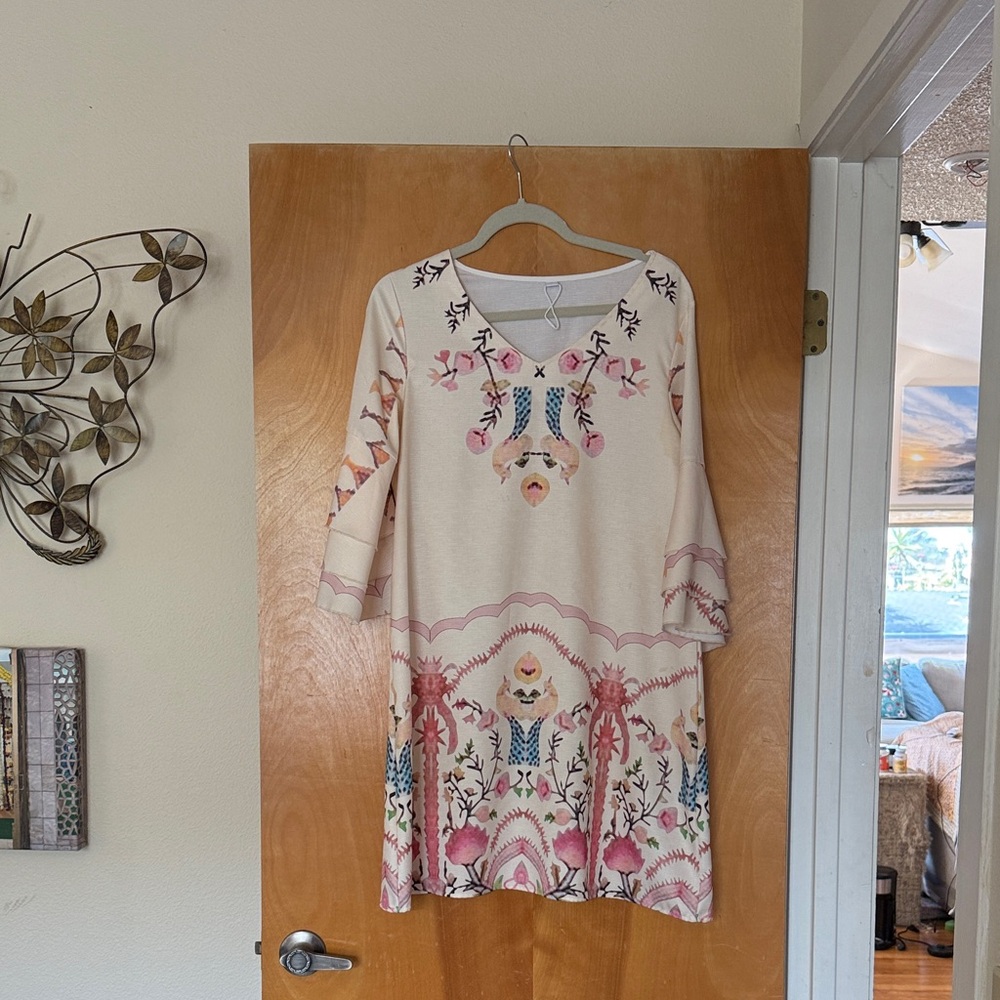 Floral Patterned Women's Dress